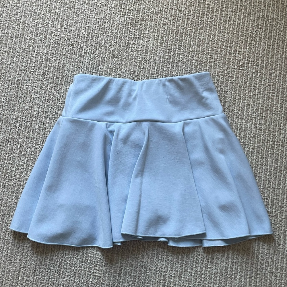 Altar'd State Light Blue Mini Skirt